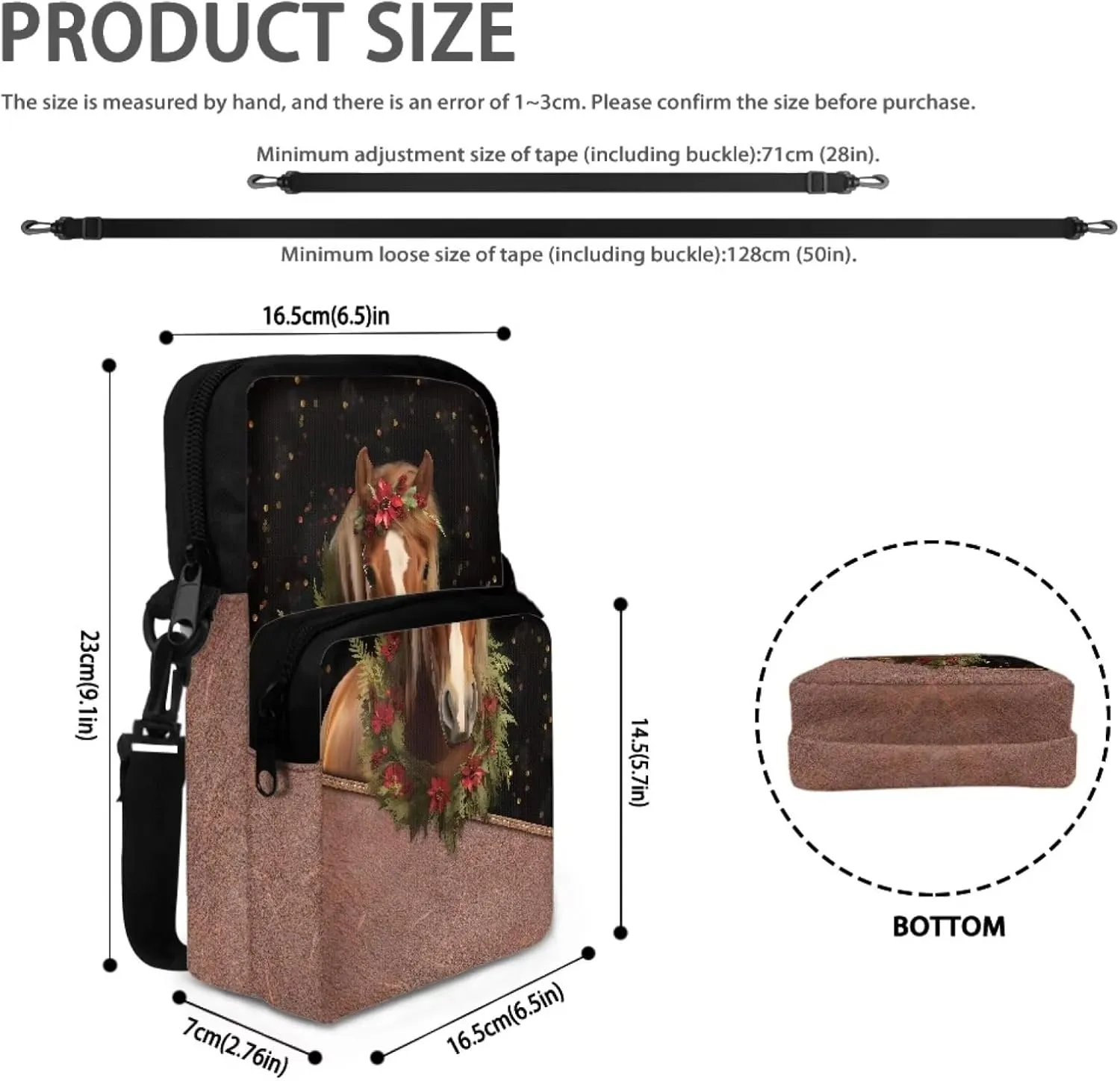 Kids Girls Boys Crossbody Shoulder Bag Messenger Bags for Cell Phone Passport Wallet