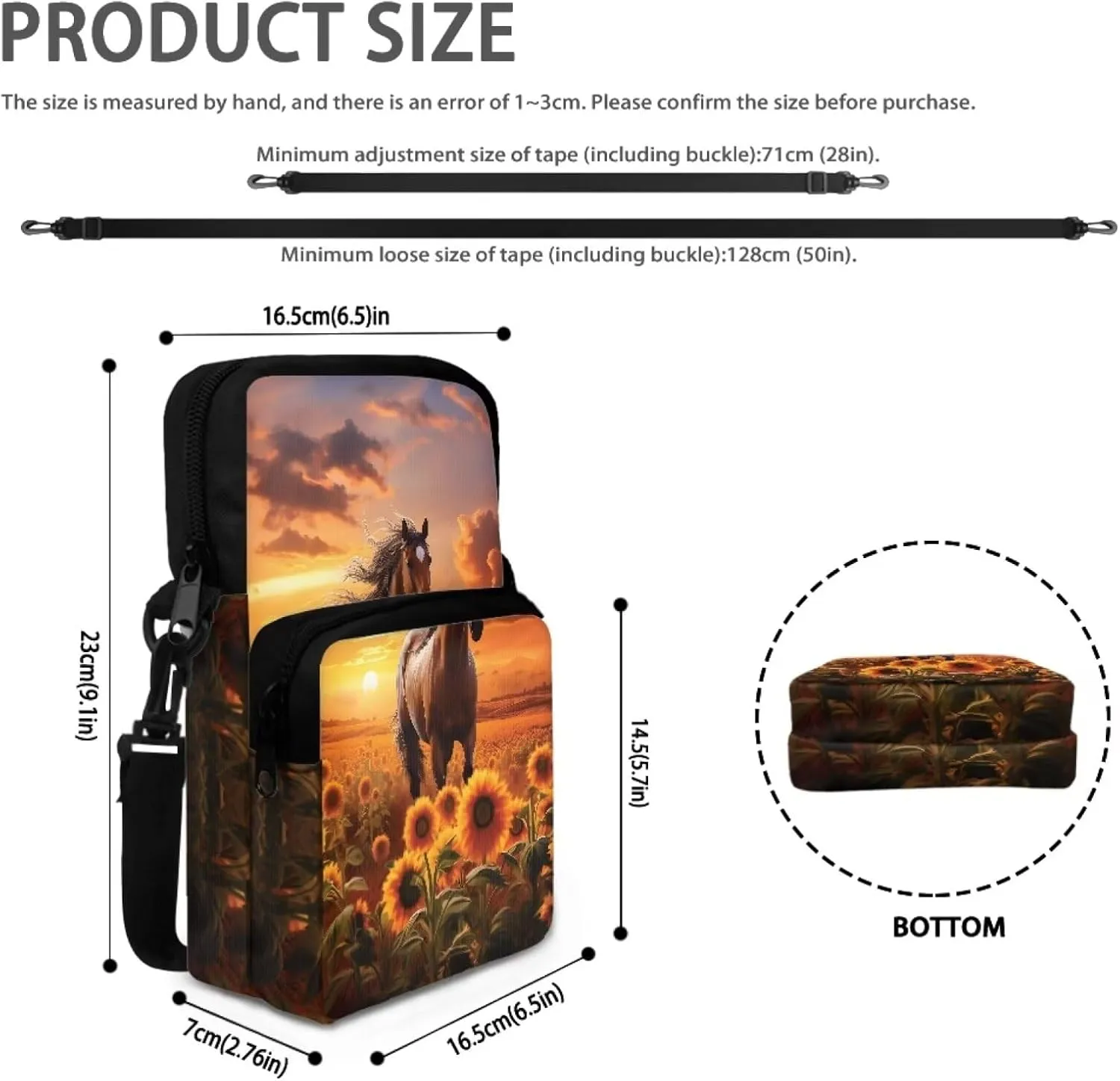 Kids Girls Boys Crossbody Shoulder Bag Messenger Bags for Cell Phone Passport Wallet