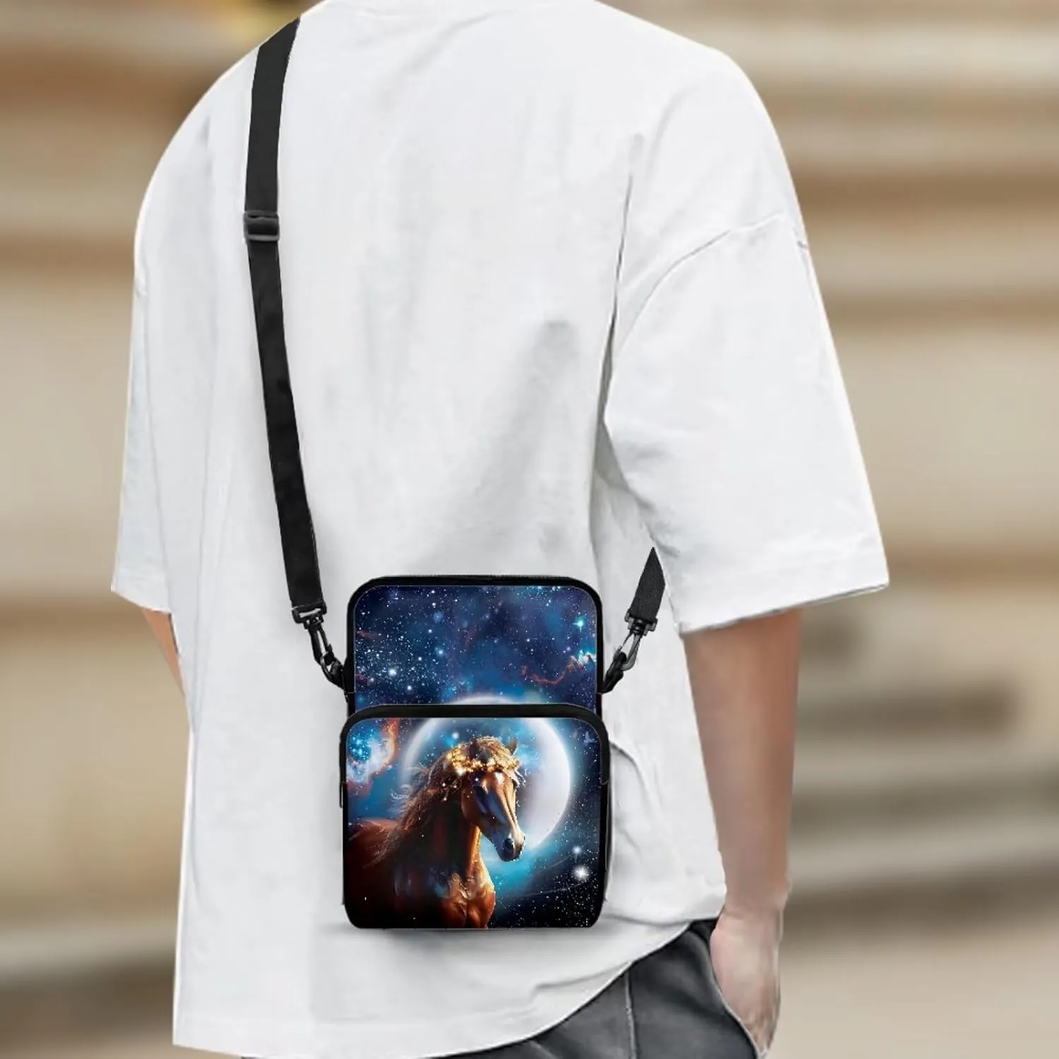 Kids Girls Boys Crossbody Shoulder Bag Messenger Bags for Cell Phone Passport Wallet