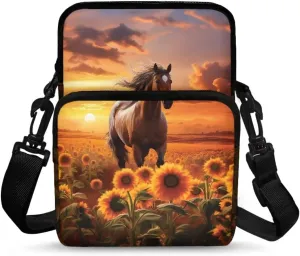 Kids Girls Boys Crossbody Shoulder Bag Messenger Bags for Cell Phone Passport Wallet