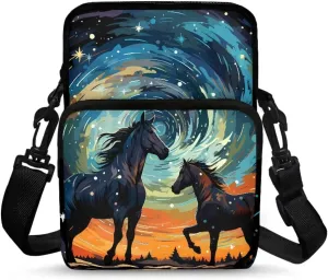 Kids Girls Boys Crossbody Shoulder Bag Messenger Bags for Cell Phone Passport Wallet