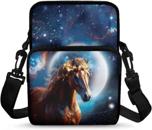 Kids Girls Boys Crossbody Shoulder Bag Messenger Bags for Cell Phone Passport Wallet