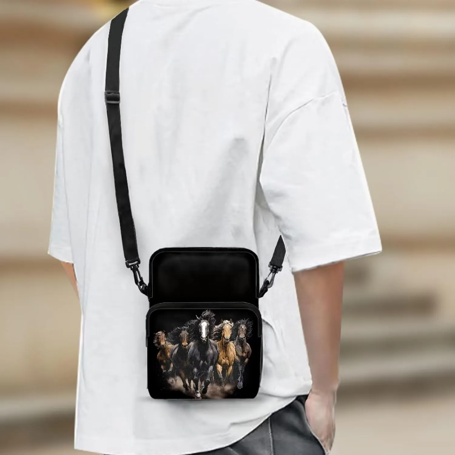 Kids Girls Boys Crossbody Shoulder Bag Messenger Bags for Cell Phone Passport Wallet