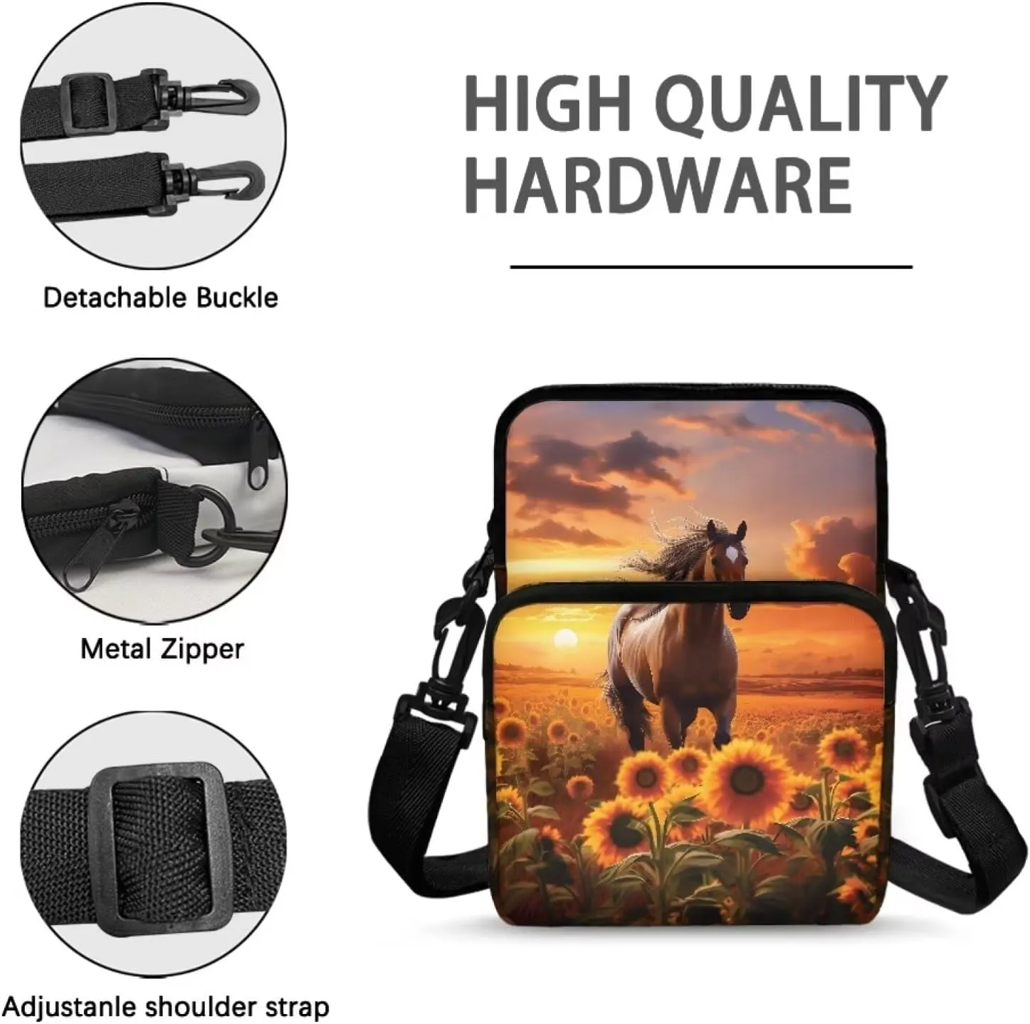 Kids Girls Boys Crossbody Shoulder Bag Messenger Bags for Cell Phone Passport Wallet