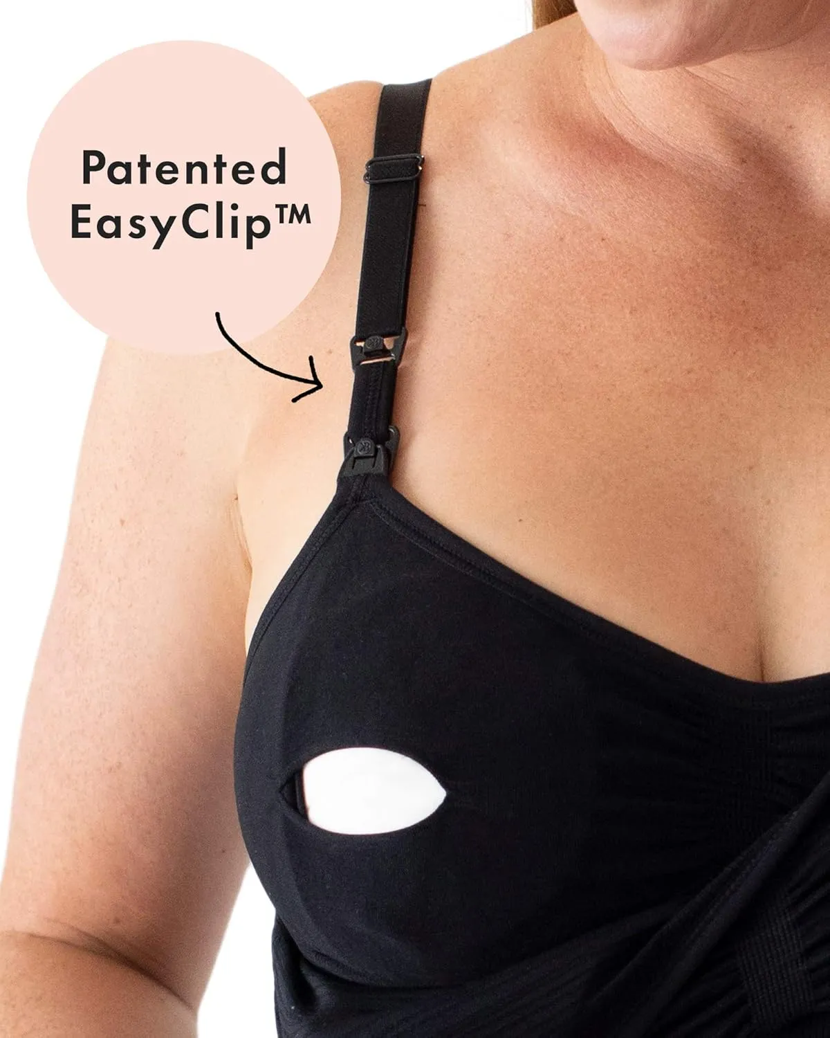Kindred Bravely Sublime Pumping & Nursing Tank Tops, Hands Free, Adjustable Pumping Bra with Easy Clip for All Breast Pumps