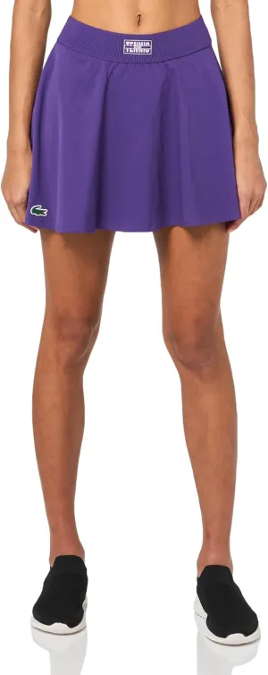 Lacoste Women's Pleat Back Tennis Skirt with Contrast Shorts