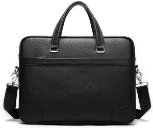 Leather Briefcase for Men Business Travel Laptop Messenger Bags Mens Leather Messenger Bag Office College Bag