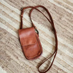 Leather Phone Crossbody