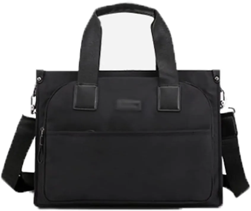 Men Waterproof Nylon Briefcase Convertible 14 Inch Messenger Bags Handbag Multifunction Business Shoulder Bag
