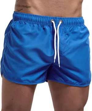 Men's Summer Shorts Lightweight Slim-Fit 5" Flat-Front Drawstring Walk Shorts Comfort Beach Stretch Chino Short