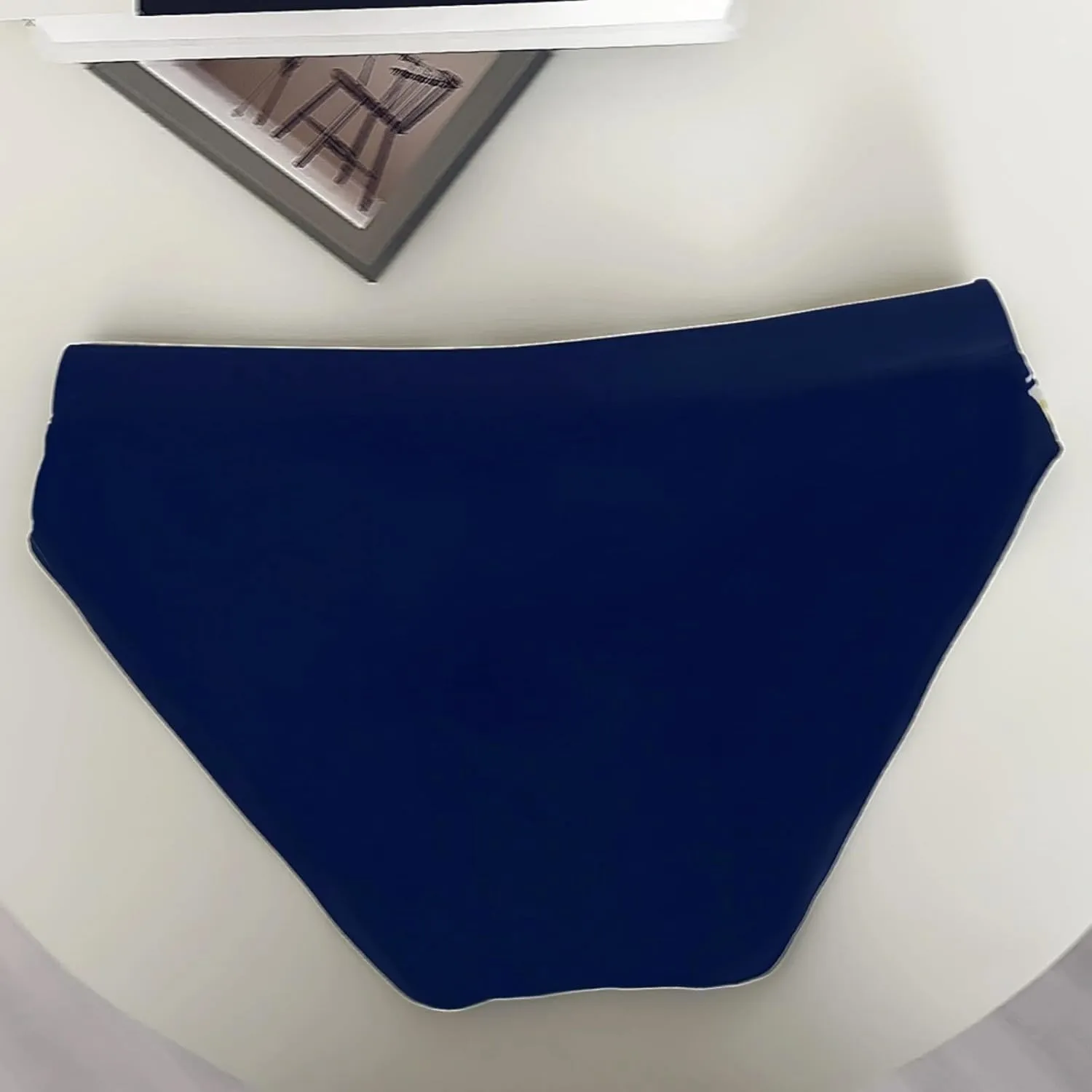 Mens Swim Briefs Colorblock Striped Swimwear Moisture Wicking Beach Shorts for Board Soprts Wear Lightweight Men Fashion