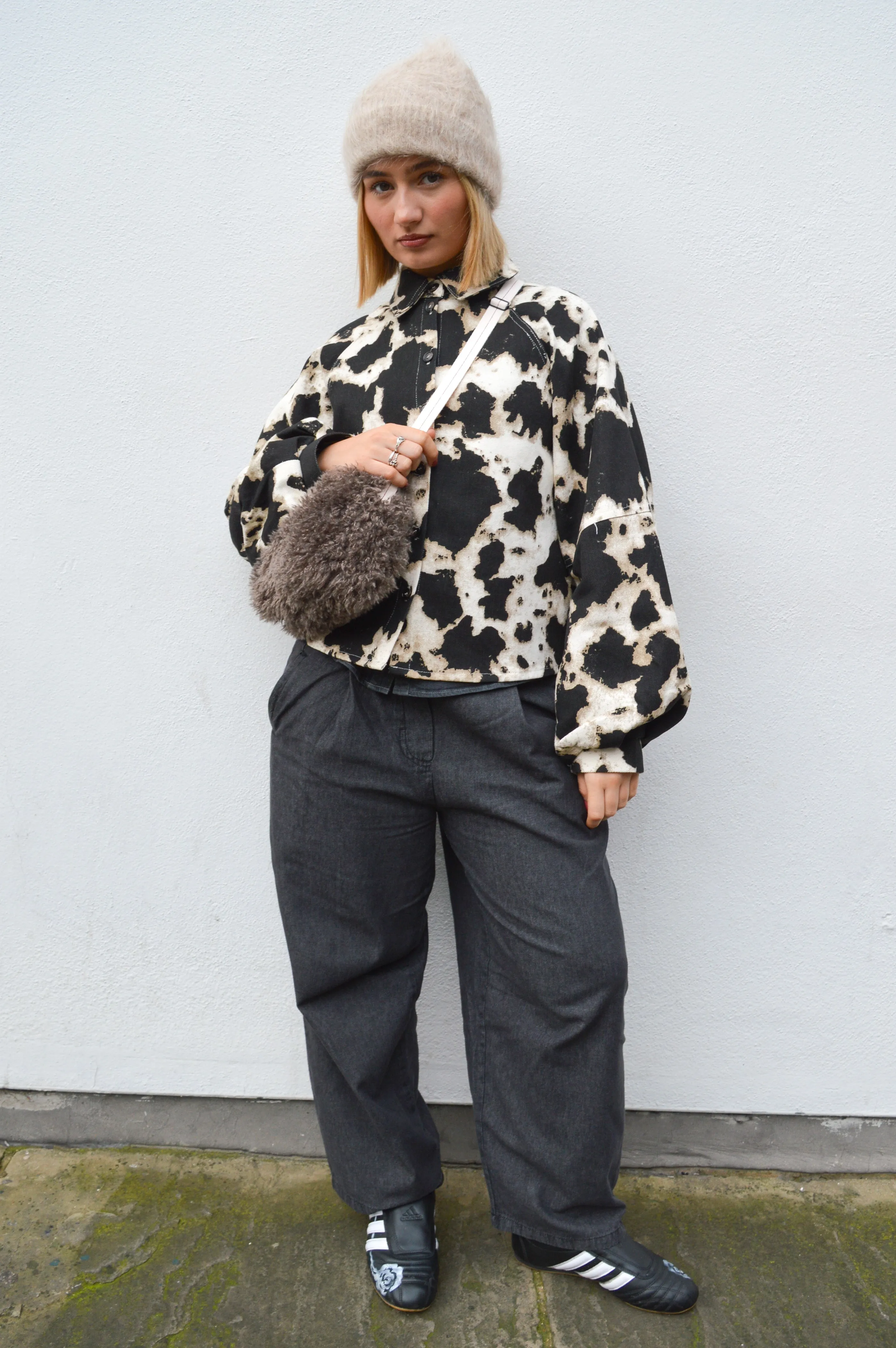 Object Montana Cow Print Jacket