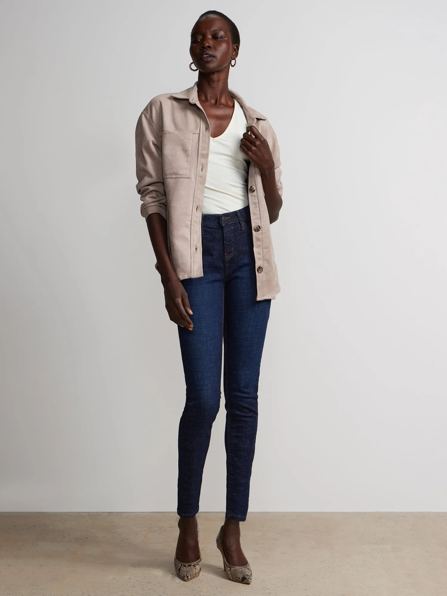 Petite Essential Mid Rise Skinny Ankle Jeans