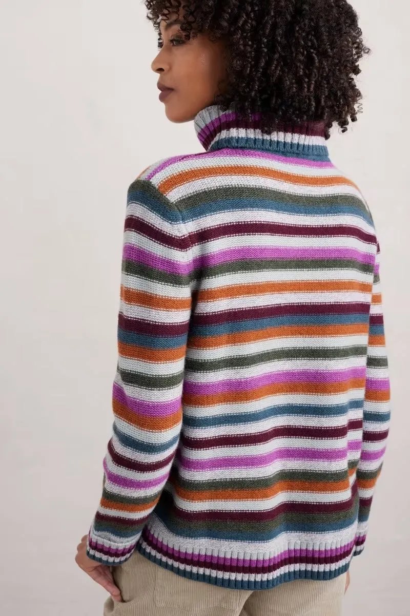 Seasalt Braque Striped Jumper with Wool