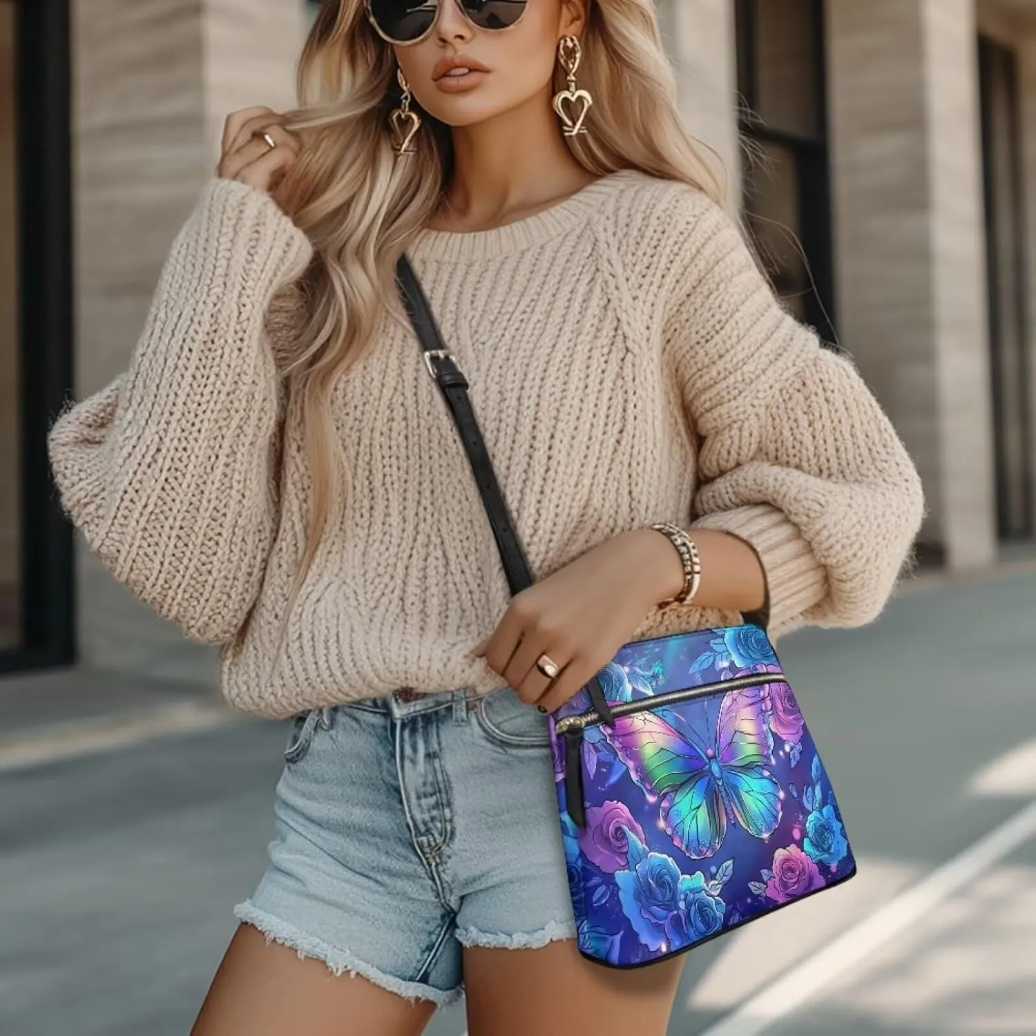 Shoulder Bag for Women Travel Novelty Hobo Handbag Leather Sling Bags