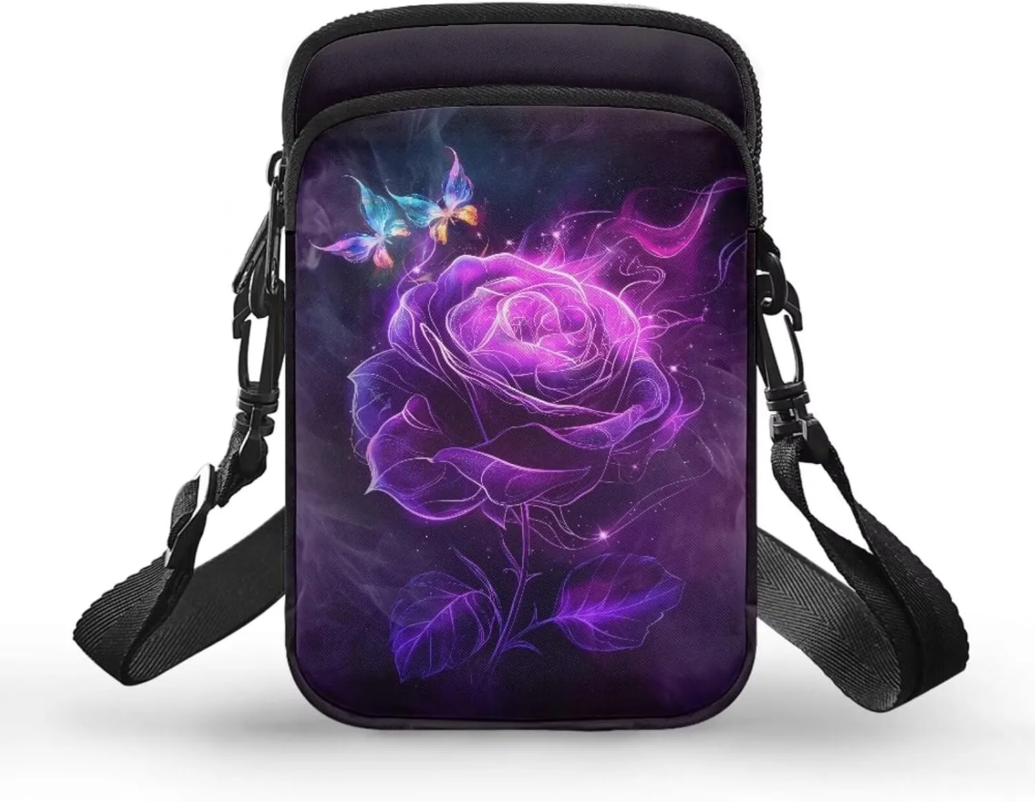 Small Messenger Bags Travel Satchel Sling Bag Phone Purses Wallet Bag for Women Men