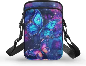 Small Messenger Bags Travel Satchel Sling Bag Phone Purses Wallet Bag for Women Men