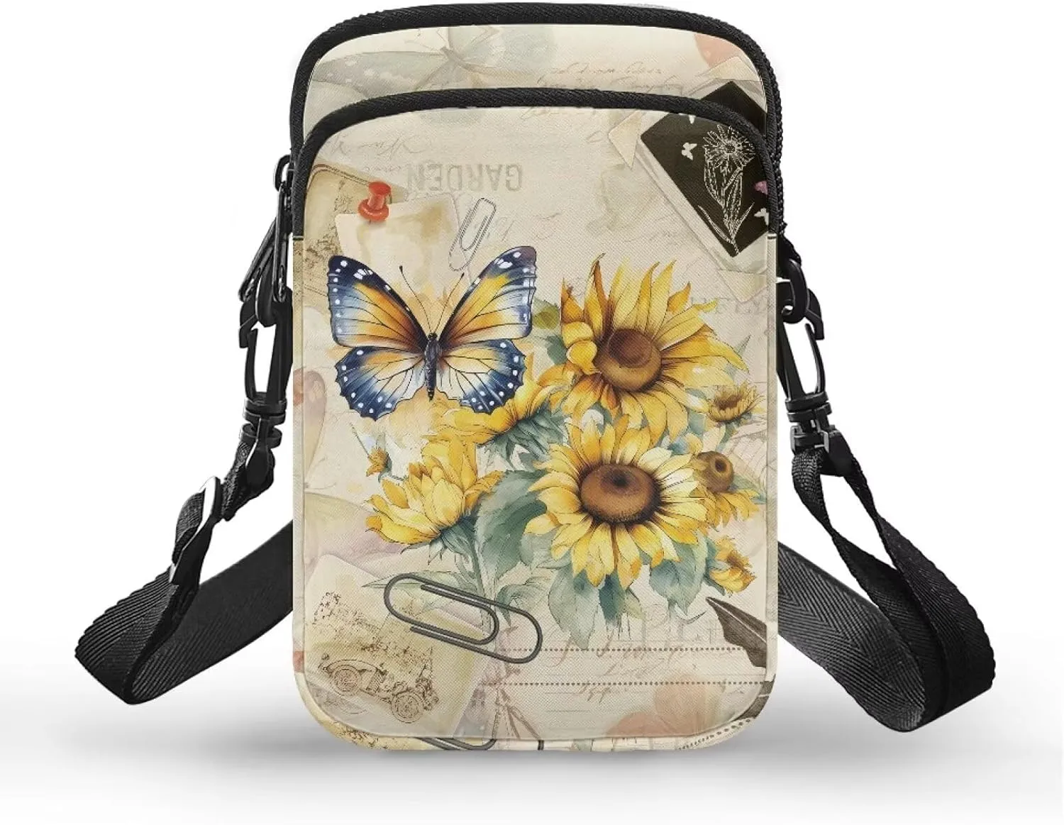 Small Messenger Bags Travel Satchel Sling Bag Phone Purses Wallet Bag for Women Men