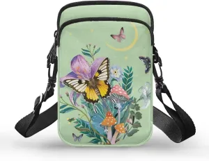 Small Messenger Bags Travel Satchel Sling Bag Phone Purses Wallet Bag for Women Men
