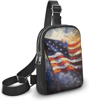 Small Sling Bags for Women Ladies Crossbody Sling Backpack Leather Fanny Pack Crossbody Bag for Travel