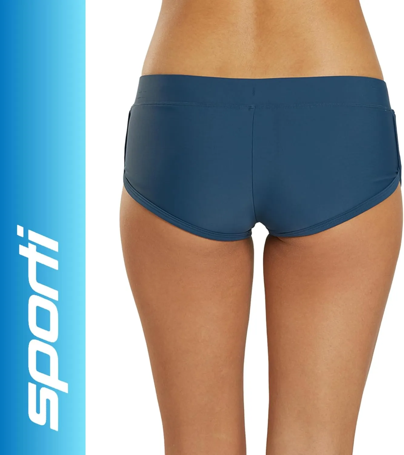 Sporti Women's Swim Shorts: Inspiring Confidence, Comfort and Shape Retaining Cheeky Boyshort- Swim Shorts Women