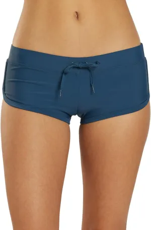 Sporti Women's Swim Shorts: Inspiring Confidence, Comfort and Shape Retaining Cheeky Boyshort- Swim Shorts Women