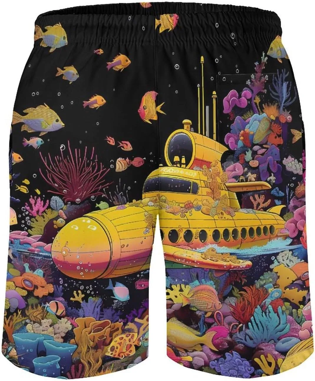 Submarine Men's Swim Trunks Quick Dry Board Shorts Breathable Summer Beach Shorts Bathing Suits