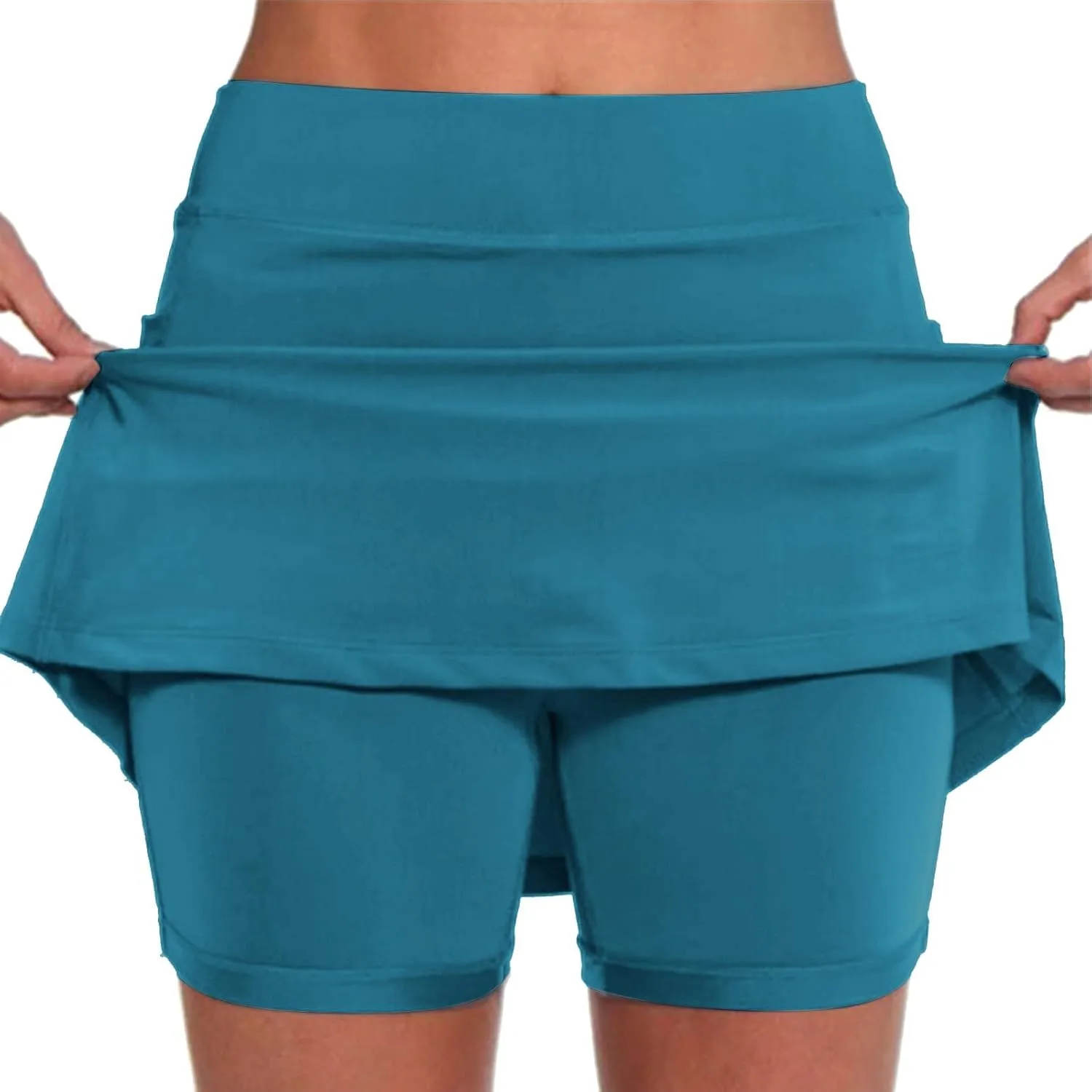 Tennis Skirts for Women high Waisted Ruffle Cotton Ribbed Bike Shorts Women Plus Size Slip Shorts for Women 4x-5x