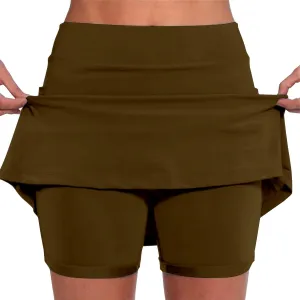 Tennis Skirts for Women high Waisted Ruffle Cotton Ribbed Bike Shorts Women Plus Size Slip Shorts for Women 4x-5x