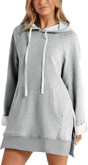 The Warmy Oversized Hoodie Dress, First Ones Hoodie Dress for Women, The Warmy Sweatshirt Dress