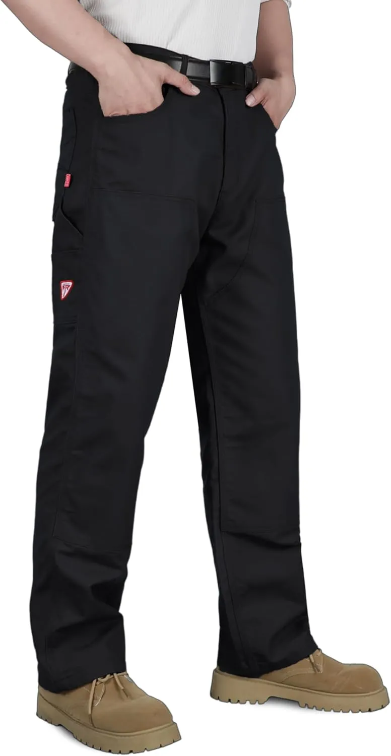 TICOMELA FR Pants for Men Flame Resistant Carpenter 100% Cotton Pre-Washed Fire Retardant Jeans