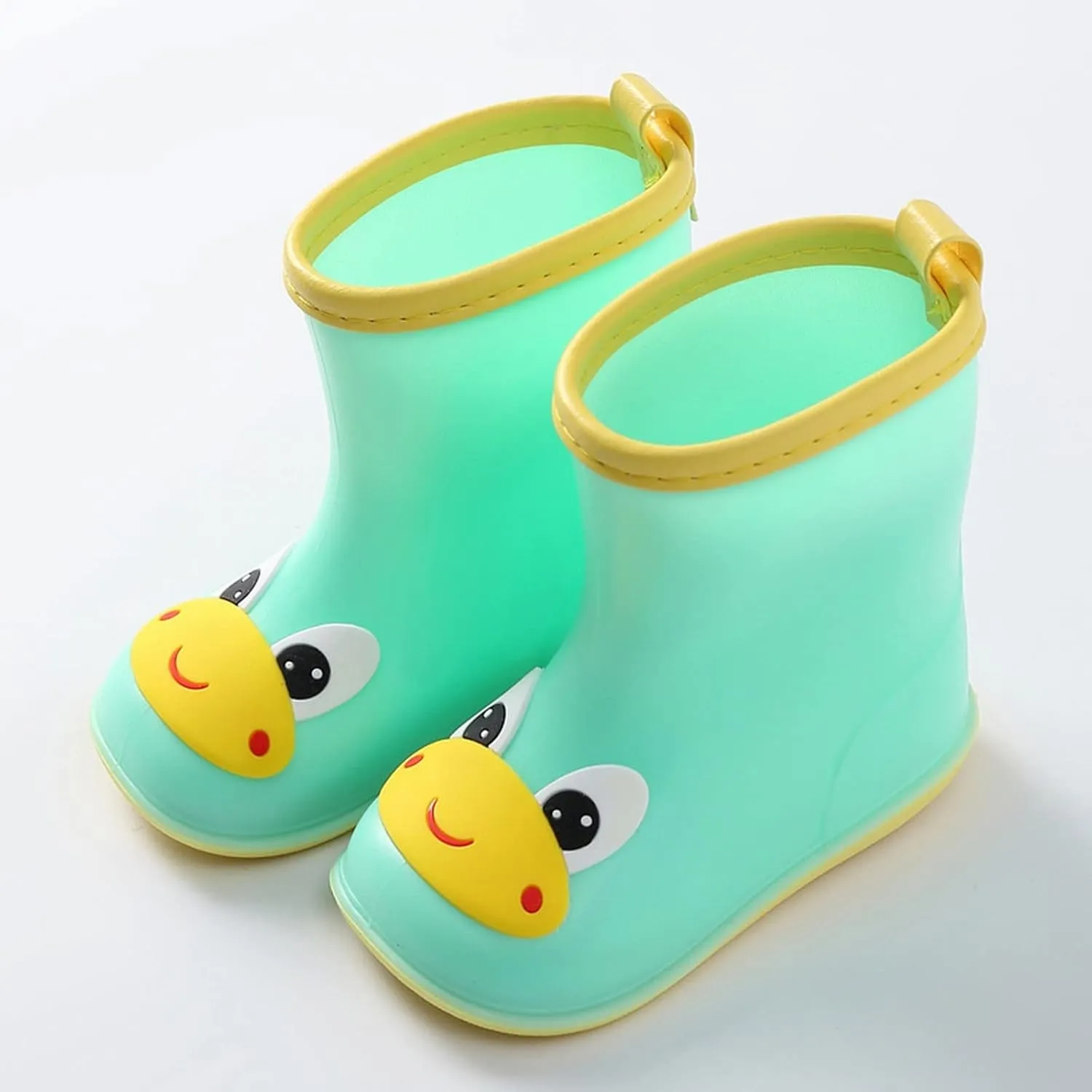 Toddler Rain Boots Duck Cartoon Children Rain Shoes Boys and Girls Water Shoes Baby Waterproof Shoes for Toddler Shoes