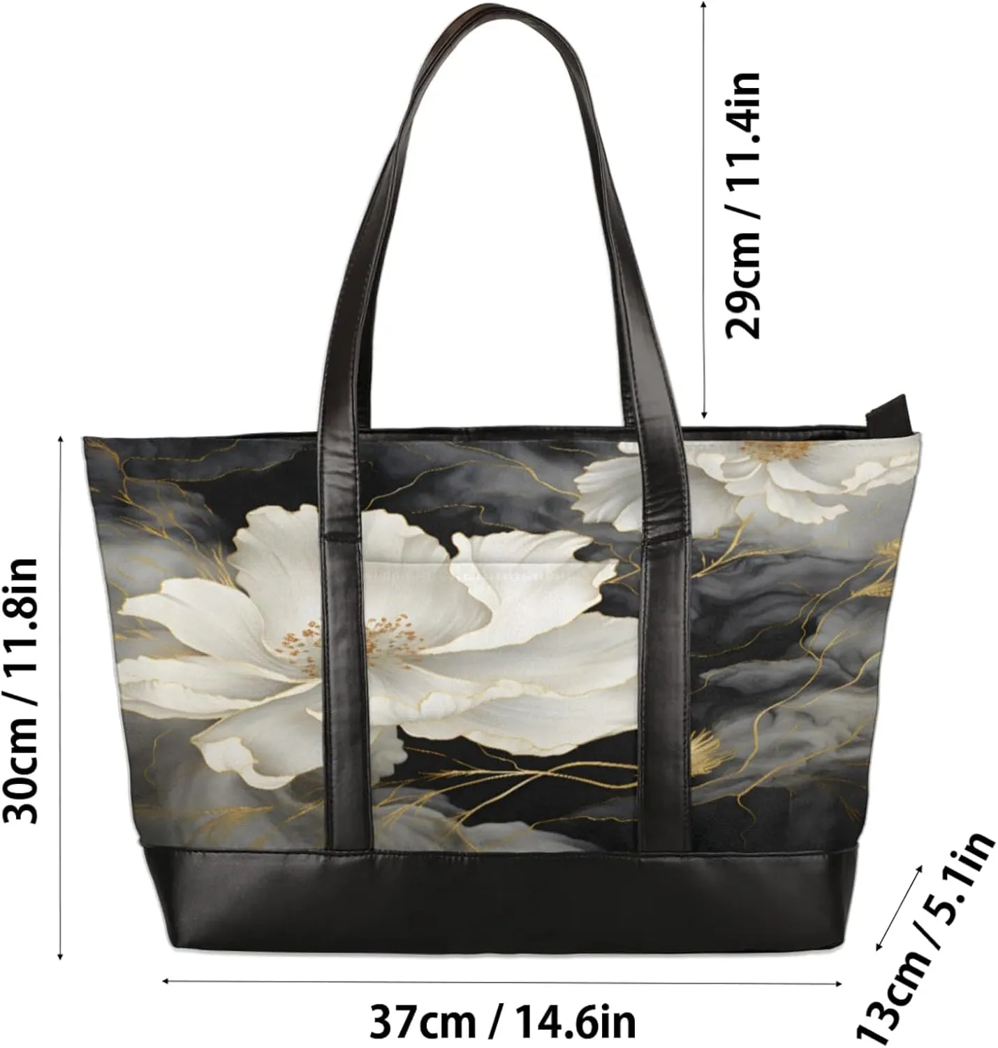 Tote Bag for Women with Zipper, Laptop Tote Bags Laptop Sleeve Case Shoulder Bag Messenger Bags