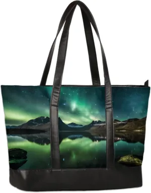 Tote Bag for Women with Zipper, Laptop Tote Bags Laptop Sleeve Case Shoulder Bag Messenger Bags