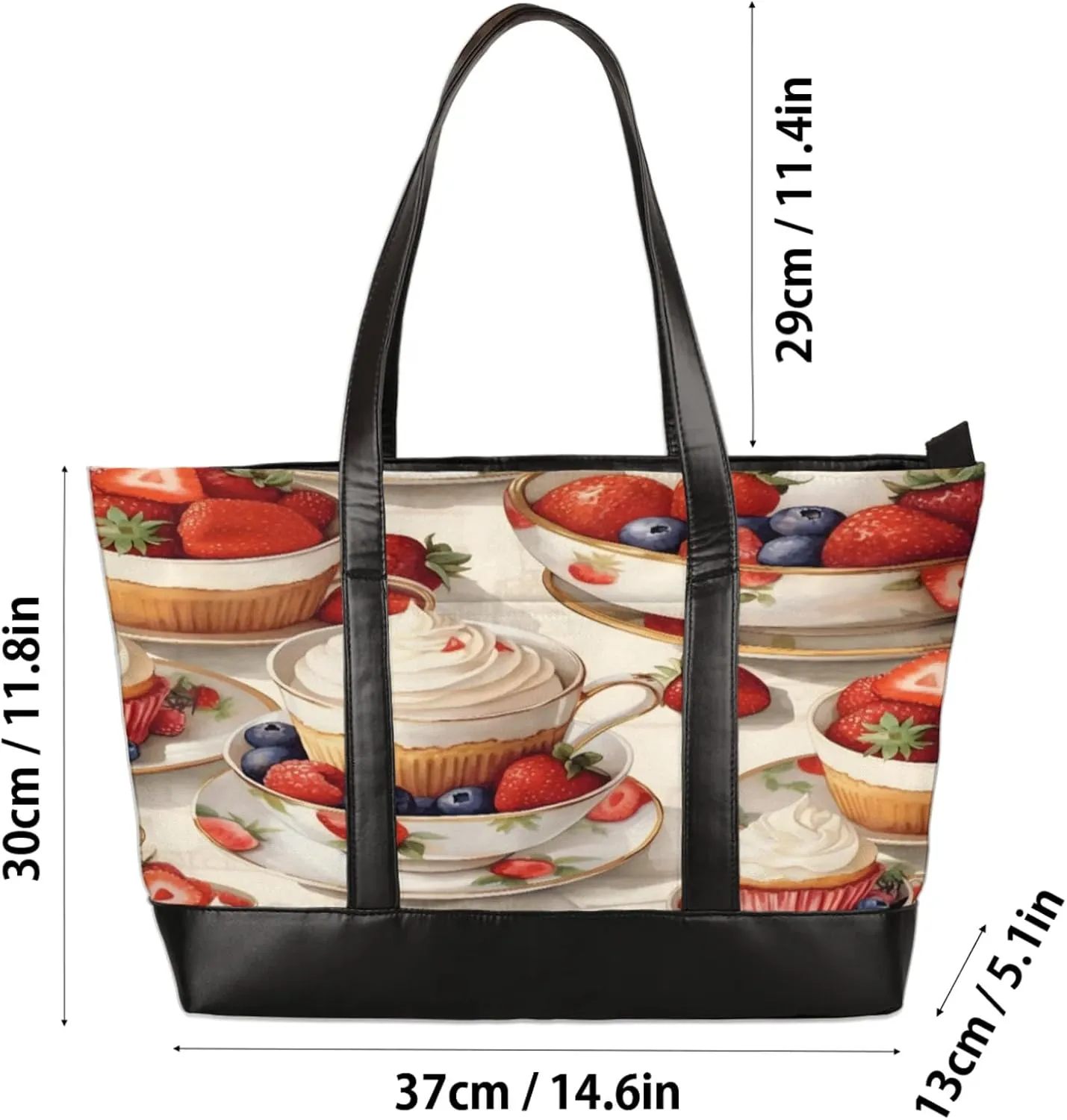 Tote Bag for Women with Zipper, Laptop Tote Bags Laptop Sleeve Case Shoulder Bag Messenger Bags