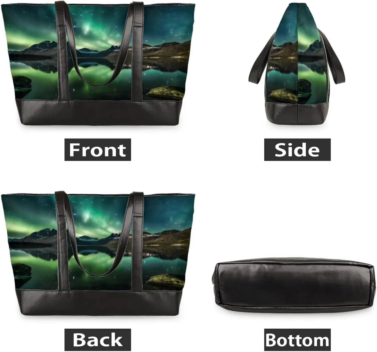 Tote Bag for Women with Zipper, Laptop Tote Bags Laptop Sleeve Case Shoulder Bag Messenger Bags