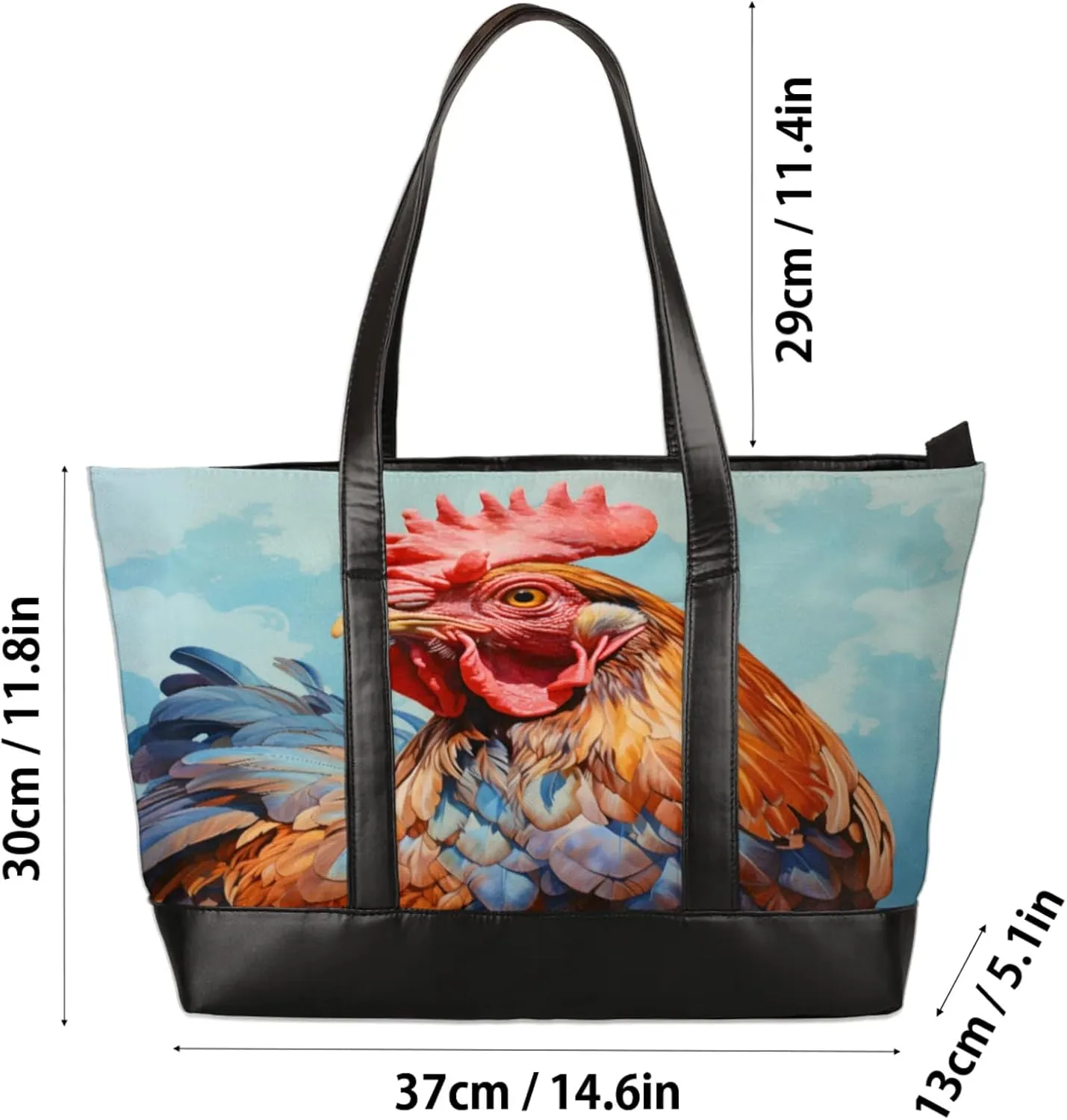 Tote Bag for Women with Zipper, Laptop Tote Bags Laptop Sleeve Case Shoulder Bag Messenger Bags