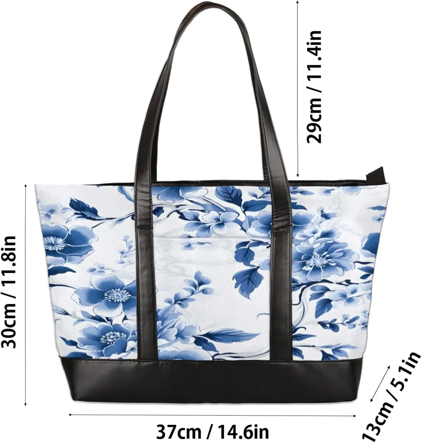 Tote Bag for Women with Zipper, Laptop Tote Bags Laptop Sleeve Case Shoulder Bag Messenger Bags
