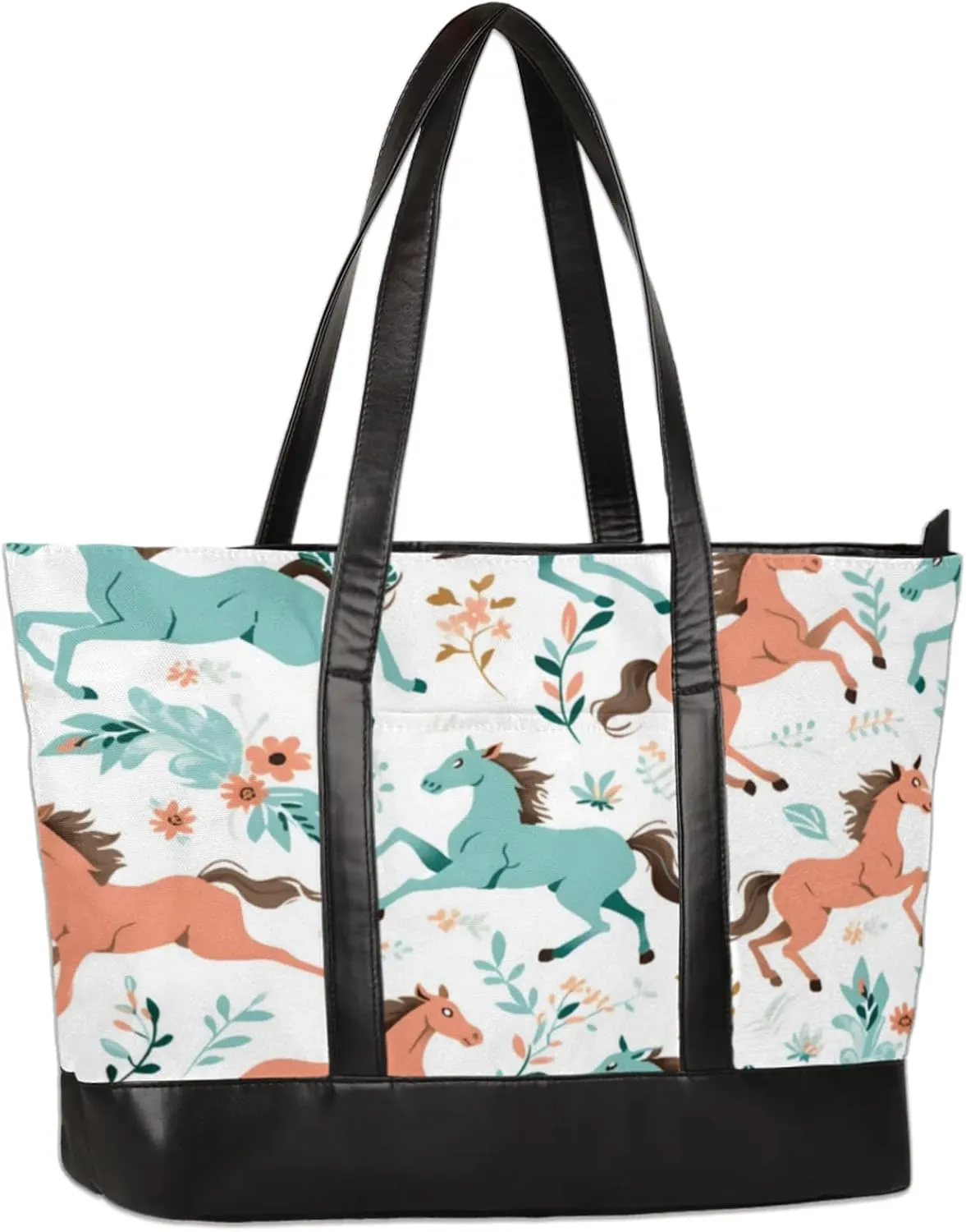 Tote Bag for Women with Zipper, Laptop Tote Bags Laptop Sleeve Case Shoulder Bag Messenger Bags