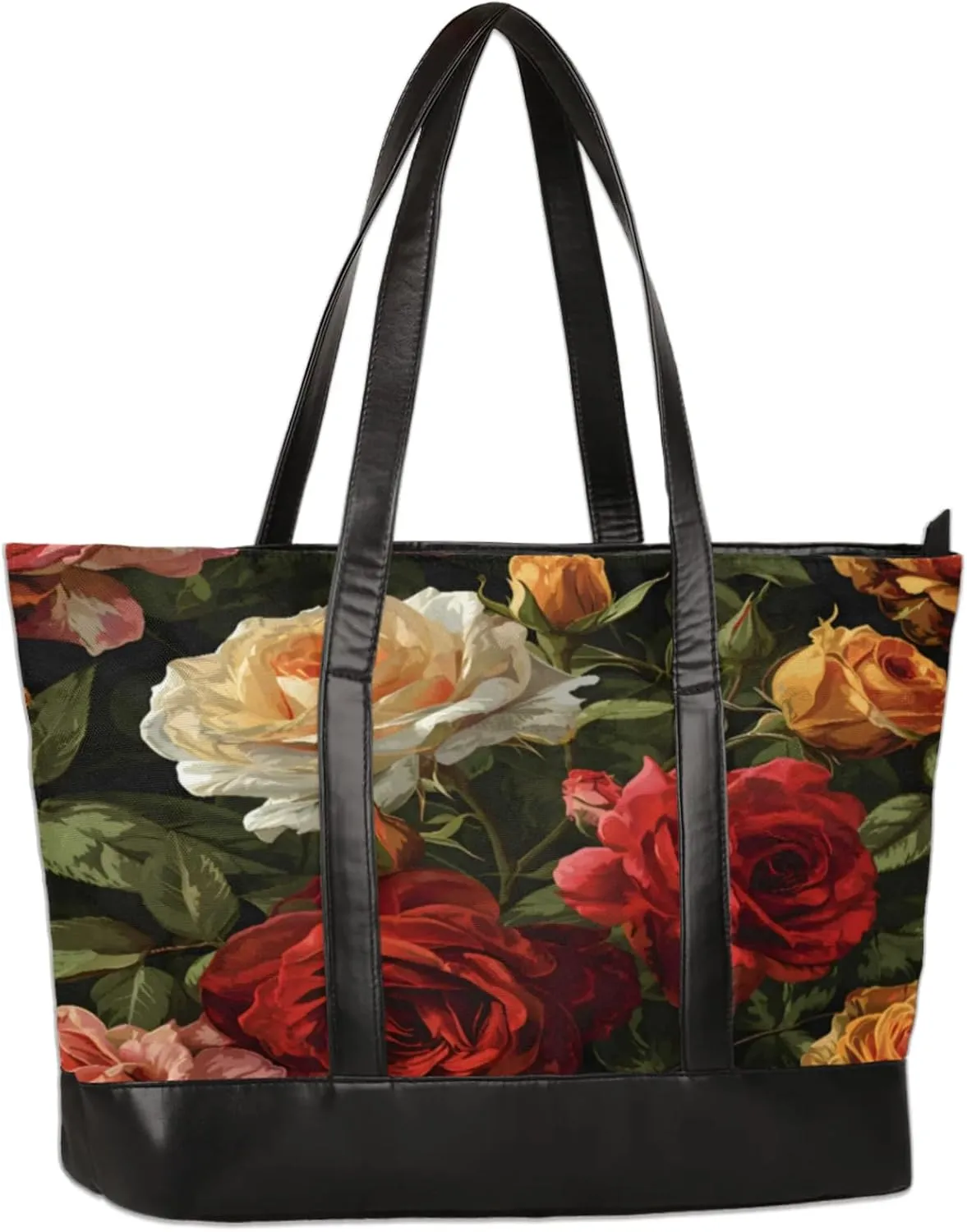 Tote Bag for Women with Zipper, Laptop Tote Bags Laptop Sleeve Case Shoulder Bag Messenger Bags