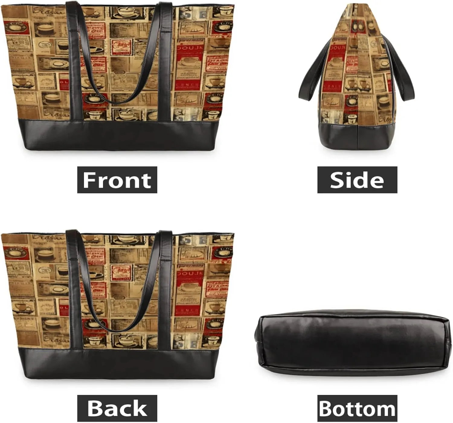 Tote Bag for Women with Zipper, Laptop Tote Bags Laptop Sleeve Case Shoulder Bag Messenger Bags