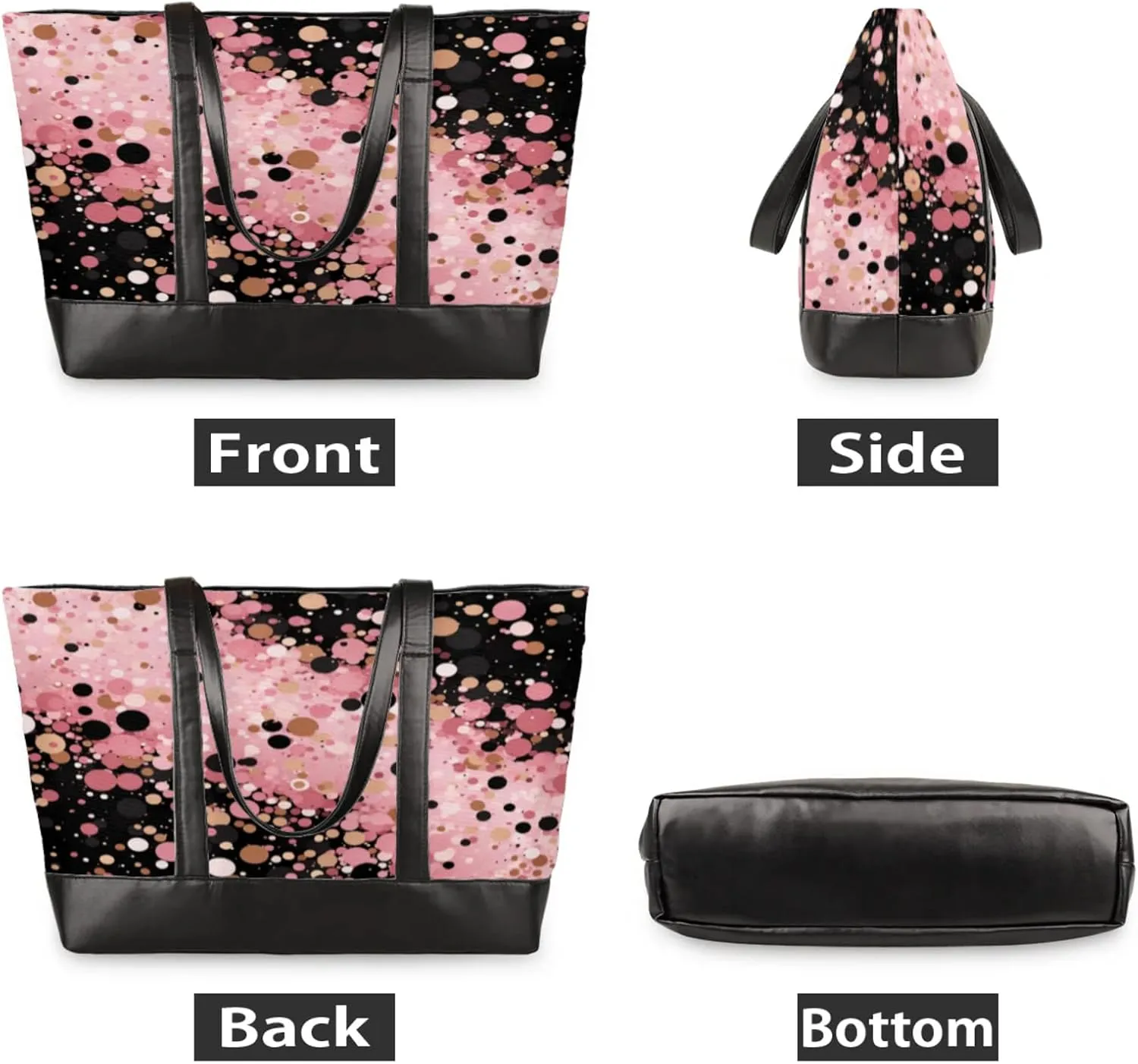 Tote Bag for Women with Zipper, Laptop Tote Bags Laptop Sleeve Case Shoulder Bag Messenger Bags