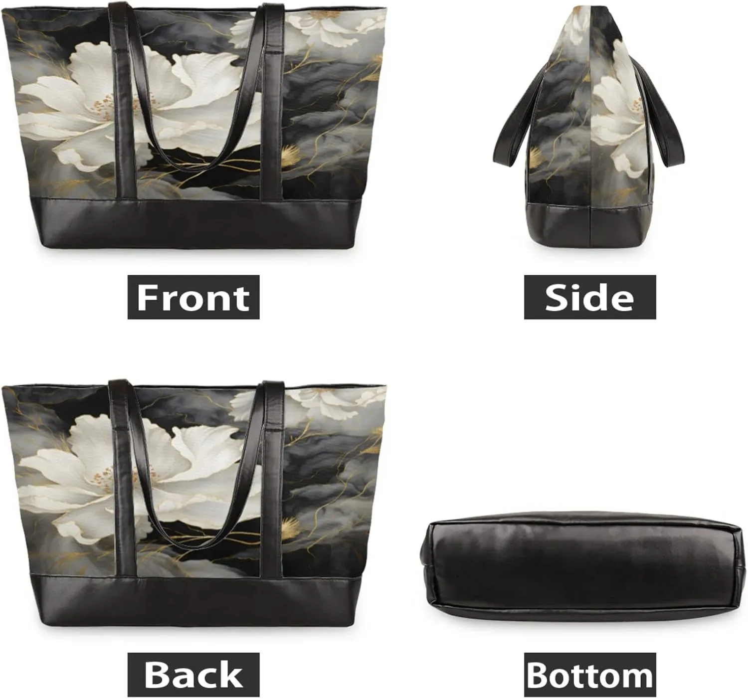 Tote Bag for Women with Zipper, Laptop Tote Bags Laptop Sleeve Case Shoulder Bag Messenger Bags