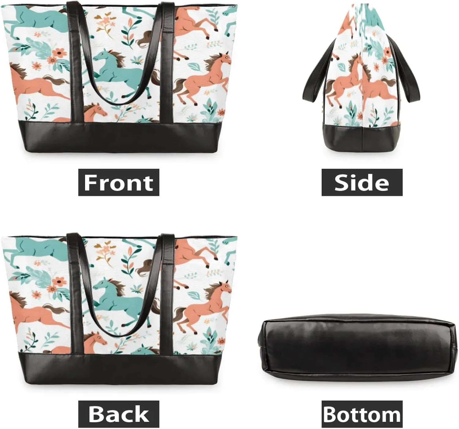 Tote Bag for Women with Zipper, Laptop Tote Bags Laptop Sleeve Case Shoulder Bag Messenger Bags