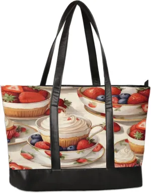 Tote Bag for Women with Zipper, Laptop Tote Bags Laptop Sleeve Case Shoulder Bag Messenger Bags