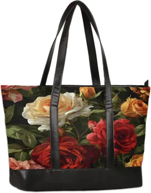 Tote Bag for Women with Zipper, Laptop Tote Bags Laptop Sleeve Case Shoulder Bag Messenger Bags