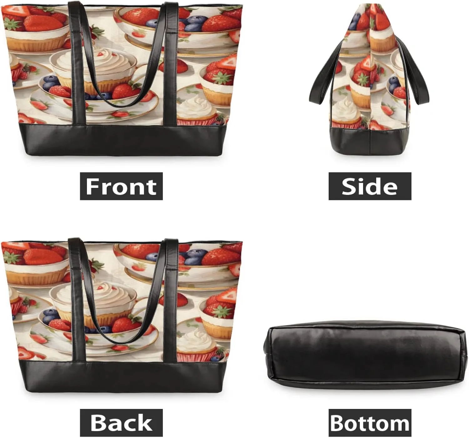 Tote Bag for Women with Zipper, Laptop Tote Bags Laptop Sleeve Case Shoulder Bag Messenger Bags