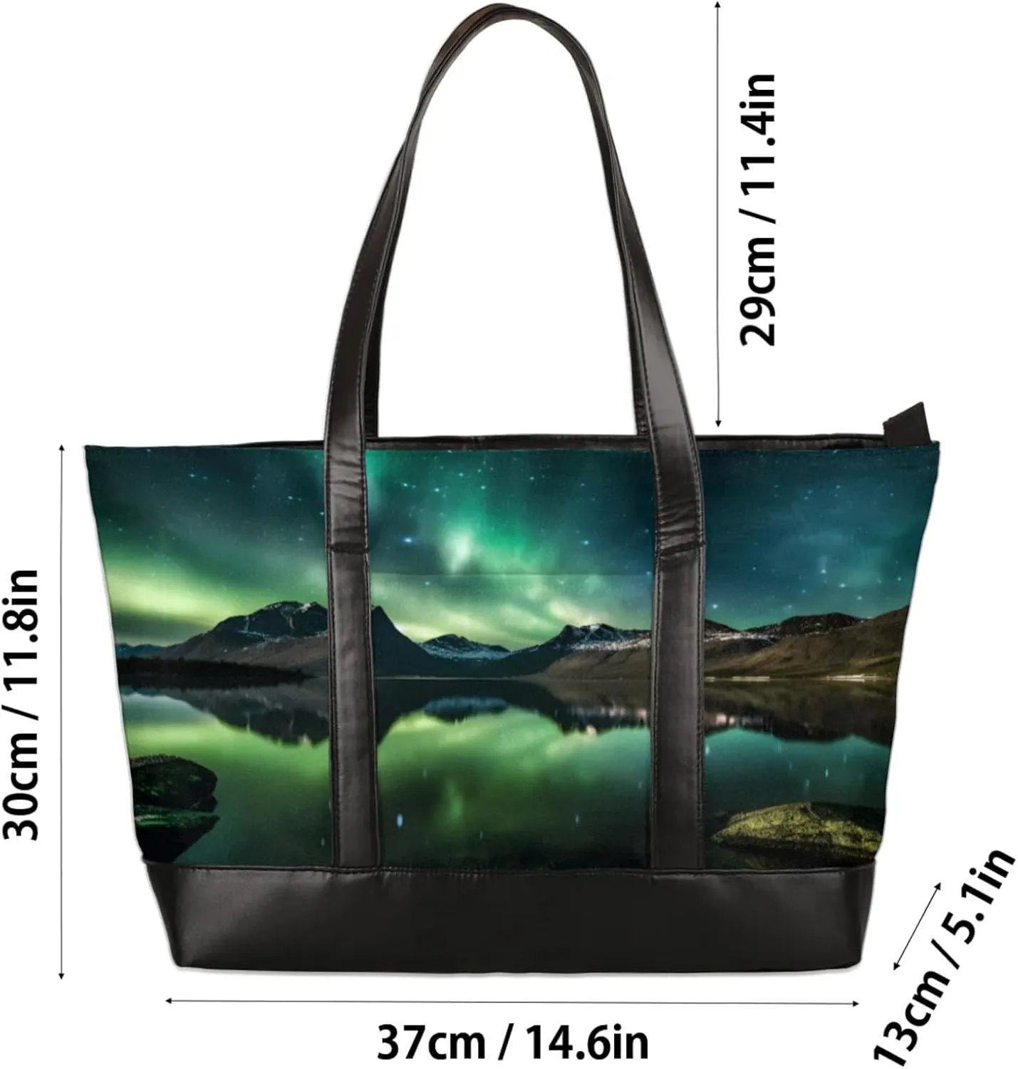 Tote Bag for Women with Zipper, Laptop Tote Bags Laptop Sleeve Case Shoulder Bag Messenger Bags