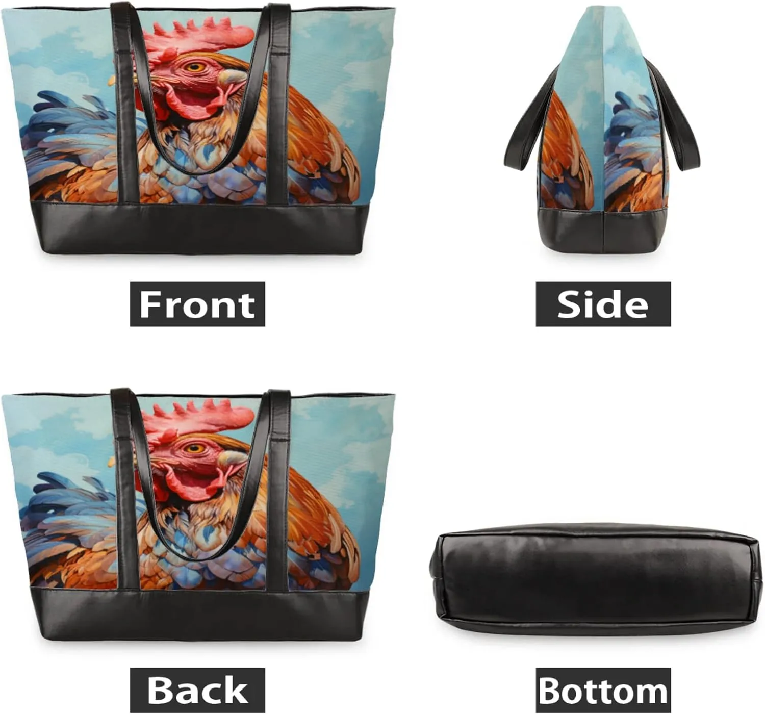 Tote Bag for Women with Zipper, Laptop Tote Bags Laptop Sleeve Case Shoulder Bag Messenger Bags