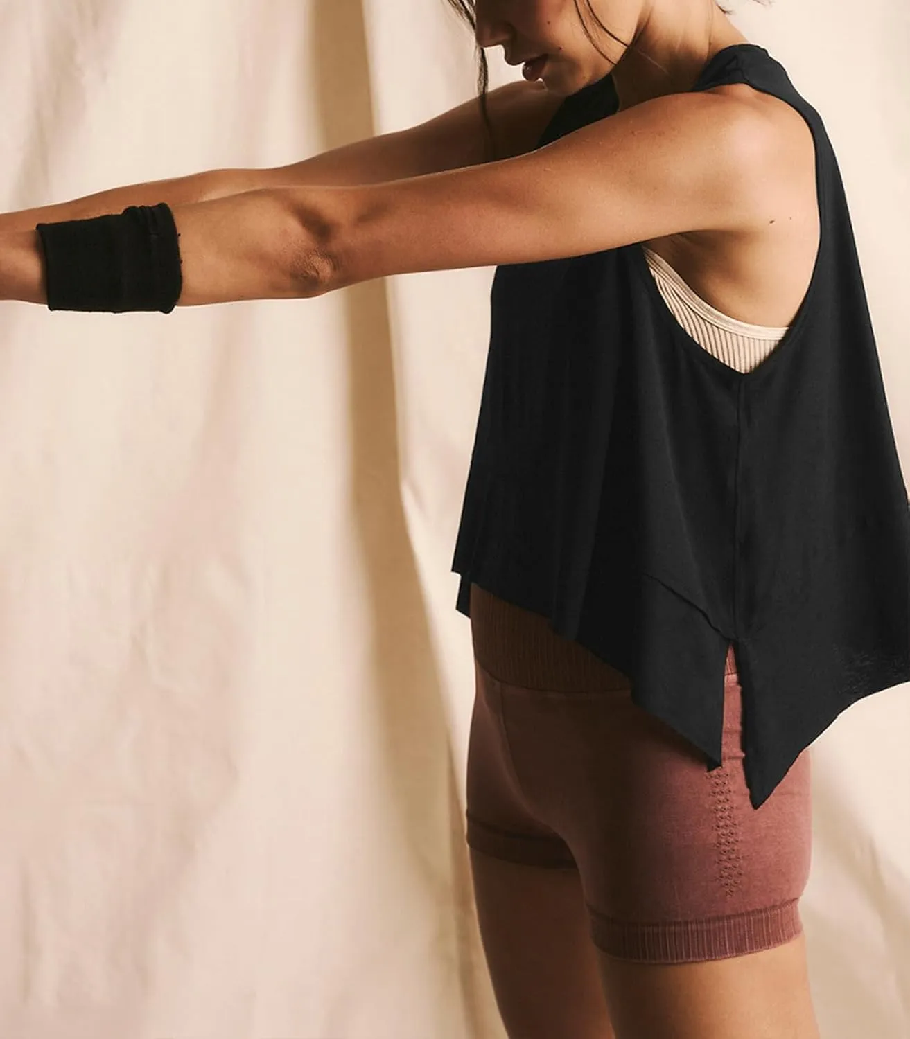 Women Workout Tank Tops Sleeveless Loose Athletic Yoga Running Gym Vest Asymmetrical Flowy Shirts